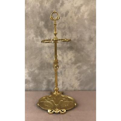 Fireplace Servant In Polished Bronze From The 19th Louis XVI Napoleon III 