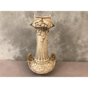 Art Nouveau Royal Dux Bohemia Vase