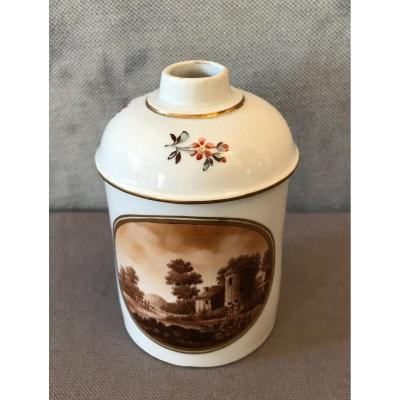 Porcelain Jar From Frankethal Around 1775
