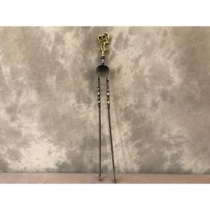 19th Century Iron And Bronze Clamp