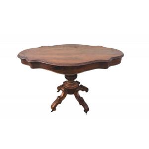 Fuller Pedestal In Walnut From The 19th Louis Philippe Period