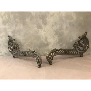 Pair Of 19th Century Cast Iron Decors
