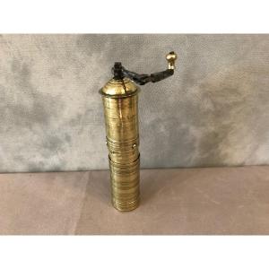 Old Turkish Brass Coffee Grinder