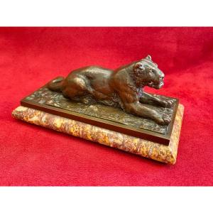 Al Barye - Bronze, The Lying Lioness