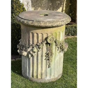 18th Century - Terracotta Column, Louis XVI Period