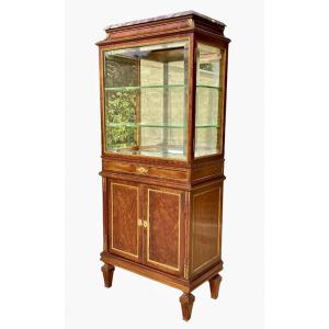 Krieger In Paris - Louis XVI Style Showcase In Mahogany