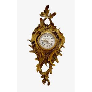 Small Louis XV Style Gilt Bronze Cartel