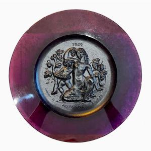 Daum By Corbin - Autumn Plate, 1969