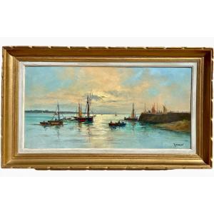 R. Tangui - Oil On Canvas, Marine