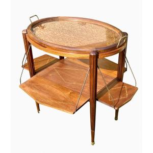 Art Deco Walnut Tea Table