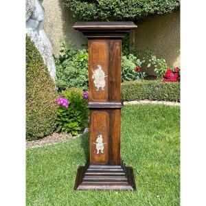 Japanese Column - Japanese Selette Attributed To Gabriel Viardot