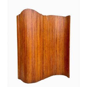 Baumann By Snsa - Wooden Wave Screen Circa 1950
