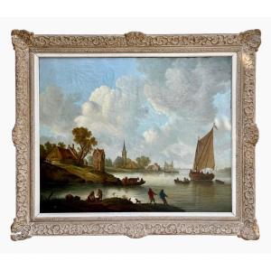 18th Century - Flemish Fishing Village