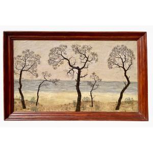 Maurice Loirand - Seaside, Oil On Canvas