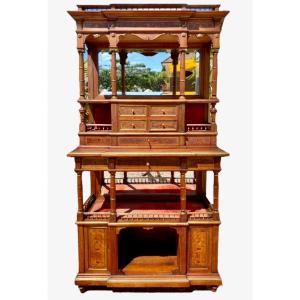 Napoleon III Mahogany & Bronze Buffet