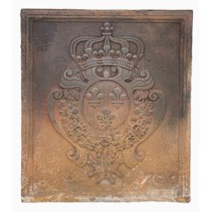 18th Century - Cast Iron Fireplace Plate