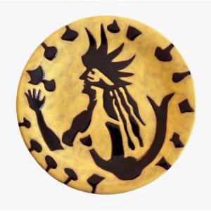 Jean Lurçat - Sant-vicens Yellow Plate