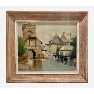 Jules René Hervé - In Cernay, Weddings In The Rain