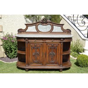 Walnut Cabinet Style Louis XVI