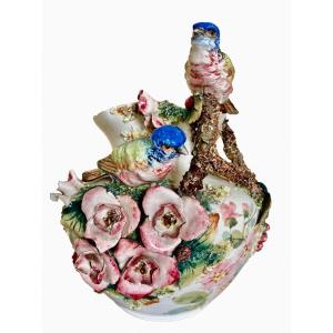 Porcelain Vase With Birds 