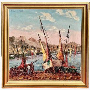 René Bondenet - Mediterranean Fishing Boats 1947