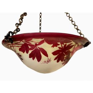 émile Gallé - Pomegranate Chandelier 