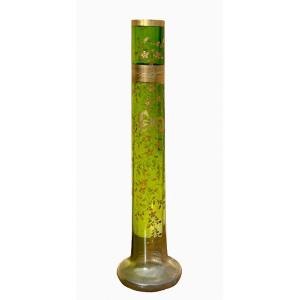 Moser Karlsbad - Enameled Glass Soliflore