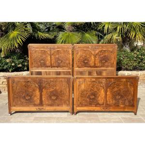 Pair Of Art Nouveau Beds