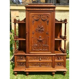 Louis XVI Style Walnut Cabinet