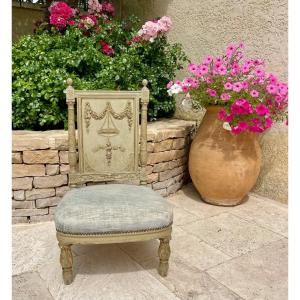 Louis XVI Style Armchair / Small Chair