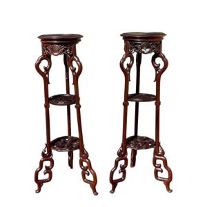 Pair Of Indo-chinese Stands 