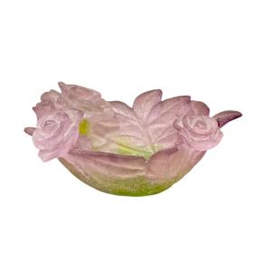 Daum France - Roses Empty-pot Bowl