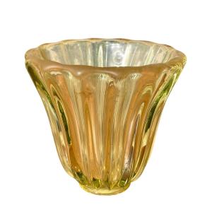 Pierre d'Avesn - Yellow Corolla Vase