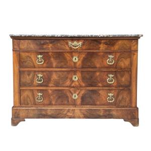 Restoration Style Walnut Chest Of Drawers