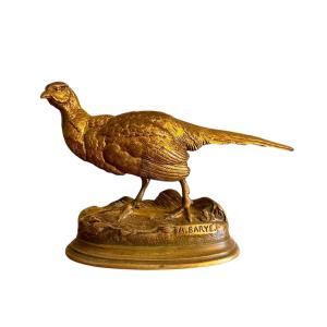 Louis Alfred Barye - Bronze, Pheasant