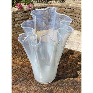 Crystal Handkerchief Vase - H 48cm