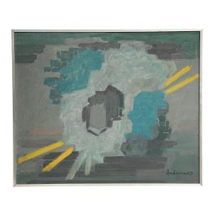 Michel Andreenko - Composition, Oil On Canvas