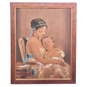 L. Dégardin - The Mother And Child