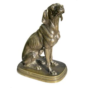 Ferdinand Pautrot - Bronze, Hunting Dog