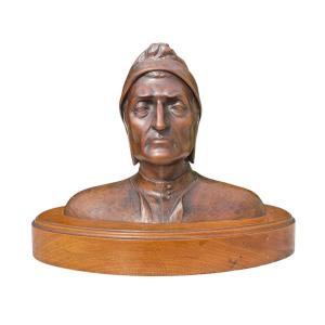 J. Chartron - Bust Of Dante 