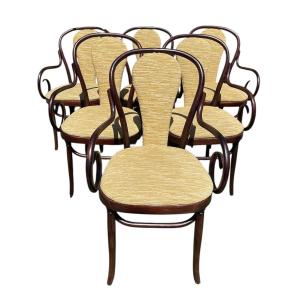 Set Of 6 Thonet Armchairs