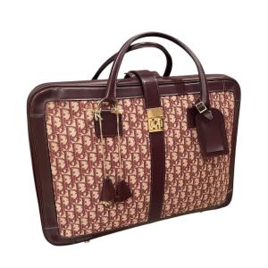 Christian Dior - Valise In Vintage Leather And Canvas