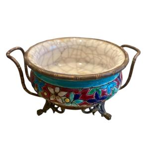 Longwy - Enamel Trinket Dish 