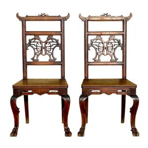 Attributed To Gabriel Viardot - Pair Of Chairs