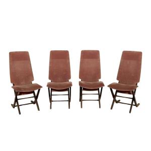 4 Vintage Poly-x Relax Chairs 