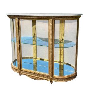 Napoleon III Gilt Wood Showcase