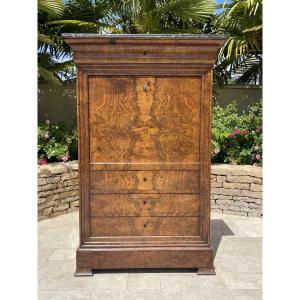 Louis Philippe Walnut Writing Desk