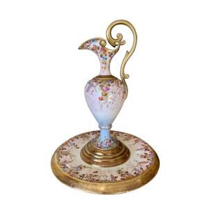 Asch - Sainte Radegonde - Large Porcelain Eder With Dish