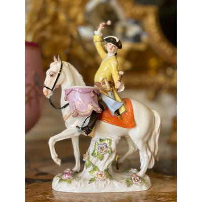 Meissen - Drum Rider Porcelain Subject