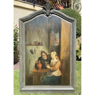 Late 18th Century - Oil On Panel, Tavern Scene